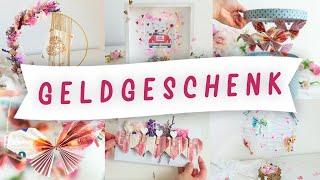 Kreative DIY Geldgeschenke basteln für Hochzeiten, Geburtstage oder ein Jubiläum | TRYTRYTRY