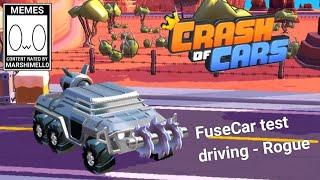 CrashOfCar FuseCar test driving - Rogue car gameplay(loud sound bombing)