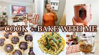 GET IT ALL DONE | FALL COOK WITH ME | FALL BAKING | BAKE WITH ME | HOMEMAKING MOTIVATION