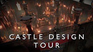 V Rising - Fully Decorated Castle Design Tour (Cursed Forest)