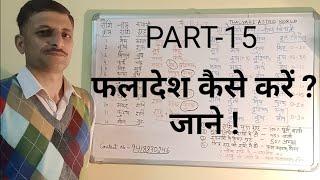 (कुंडली में फलादेश करने की विधि जाने) BASIC CONCEPTS OF ASTROLOGY—PART-15