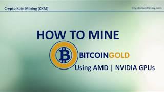 How to mine Bitcoin Gold? Mining Bitcoin Gold using AMD and NVIDIA Cards