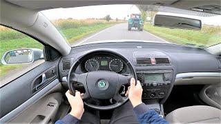 Skoda Octavia 1.6 MPI 102KM (2005) POV Drive Test & Acceleration | 4K #72