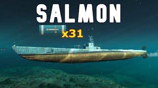 World of WarShips Salmon - Salmon Swimming Upstream!