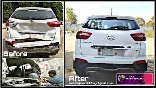 Creta Accident || Back Panel.Floor Replace || Car Body Repair || 2022