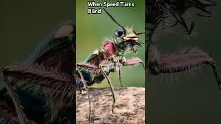 How Does the Tiger Beetle Outrun Its Own Eyes?