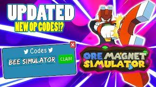 ALL *UPDATED* SECRET OP CODES!? Roblox Ore Magnet Simulator 2021