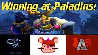 Winning at Paladins (ft. DaddyMouse and Vyktoryah)