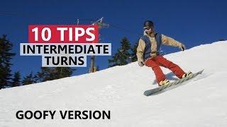 10 Tips to Improve Intermediate Snowboard Turns - Goofy Version