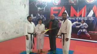 FAMA Academy Mathura/Martial art Training/Belt Exam.