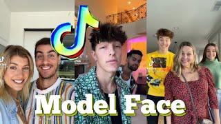 Smile without your eyes - Raise your - That's your model face Tiktok Compilation