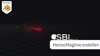 Herzschlaglinie erstellen Blender 3.1.2 Tutorial | SBL Multimedia