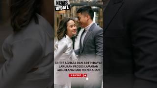 Gritte Agatha dan Arif hidayat lakukan prosesi lamaran #shorts
