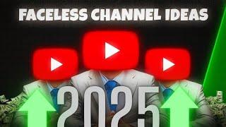 Top 6 Best Faceless YouTube Channel Ideas 2025 | High Growth & Earning