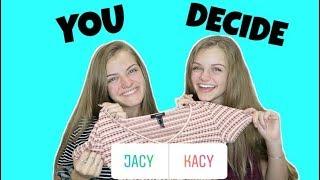 Our Instagram Followers Control Our Fall Clothing Haul ~ Jacy and Kacy