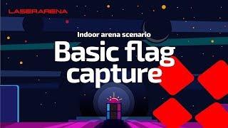 Indoor laser tag - Capture the flag scenario