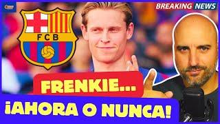  ¡RECUPERAR a FRENKIE DE JONG es VITAL para el BARÇA!  ¿Lo CONSEGUIRÁ FLICK? Mi OPINIÓN