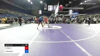 200 Lbs Round Of 32 - Zoe Adam, South Dakota Vs Isabella Martinez, Hawaii Ae16