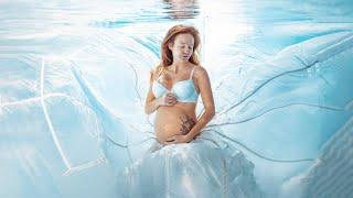 Unterwasser Babybauch Fotoshooting mit Yaiza