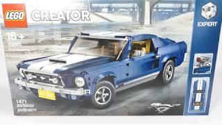 FORD MUSTANG - LEGO Creator Expert 10265 Review, Unboxing and Speed Build