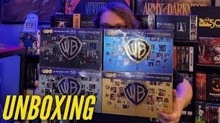 UNBOXING: WB 100th Anniversary 25 Film Blu-ray Boxsets…All Four Sets! #bluray #physicalmedia