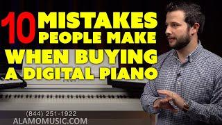 Top 10 Mistakes When Buying Digital Pianos