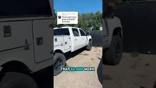 MILLIONAIRE Drives A $6,000 WORK TRUCK!? #trucks #cars #truck