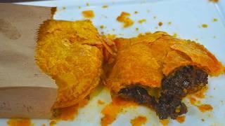 The Most INSANE Jamaican Beef Patty!  Extremely FLAKEY!