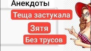 СМЕШНЫЕ АНЕКДОТЫ ПРО ТЁЩУ И ЗЯТЯ...