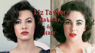 Elizabeth Taylor Vintage Make-up & Hair Tutorial⎢HOLLYWOOD ICON SUITE