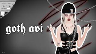 imvu goth asian avi + links  my asian goth avatar 