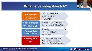 Rheumatoid Arthritis - Guidelines and Paradigms