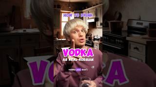 How to Drink Vodka Like a Russian #russianaccent #reels #funny #russianlanguage #comedy #shorts