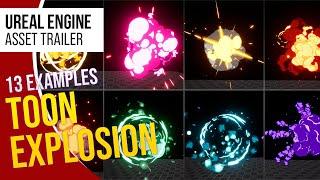 Toon Explosion VFX – Stylized FX for Unreal Engine l Unreal Engine 5