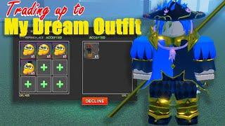 Trading up to my dream Jester outfit | Grand Piece Online gpo