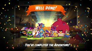 Angry Birds 2 | The Gnarly Adventure | level 8 | all birds | skater bird hat set |