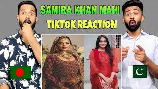 Pakistani React on Bangladeshi Beautiful Acterss|Samira Khan Mahi Tik Tok Videos |Usama with khizar