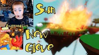 AndersonPlays Roblox [️UPDATE] Slap Battles - New Sun Glove + Showcase