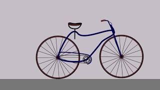 Evolution of bicycles Animation - My first after effects project