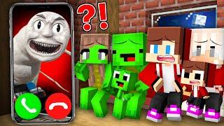 How SCARY THOMAS Called To JJ and Mikey Family at Night in Minecraft! - Maizen