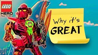 Why LEGO Hero Factory was SO GREAT!