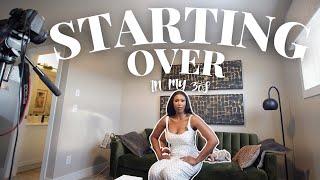 STARTING OVER! and REDESIGNING MY LIFE | Creating my New Home Studio | Quick Meal Prep |