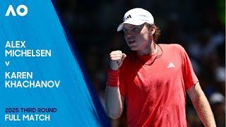 Alex Michelsen v Karen Khachanov Full Match | Australian Open 2025 Third Round