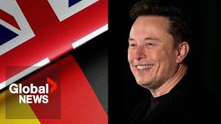 UK, Germany leaders push back against critique from Elon Musk