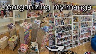 reorganizing my entire manga collection 