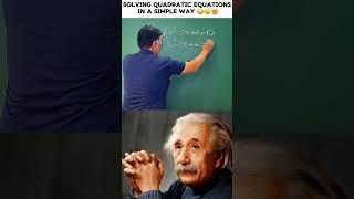 solve quadratic equation the easy way #maths