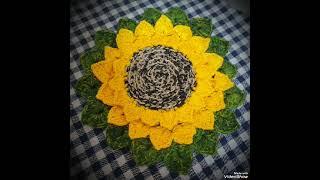 Пасхальний декор - "Курочка" на серветці "Соняшник" #crochet #knittig #амігурумі