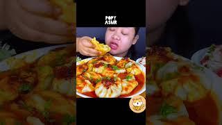 JUICIEST CHICKEN JHOL MOMOWITH CHILLI OILSPICY MOMO EATING CHALLENGE #momos #chicken #spicy