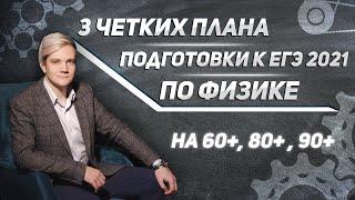 Как подготовиться к ЕГЭ 2021 по ФИЗИКЕ. Планы на 60+ 80+ 90+ баллов. Четко и без воды