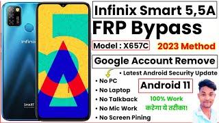 Infinix Smart 5,5A FRP Bypass | Infinix Smart 5 FRP Bypass Android 11 | X657C FRP Bypass | X657C FRP